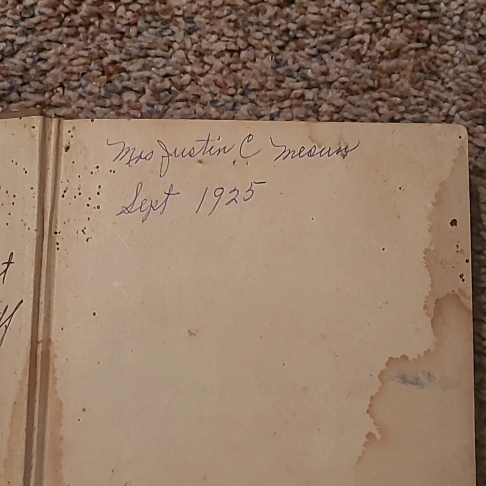 Mrs. Peterson's Simplified Cooking Book - Brown Hard Cover